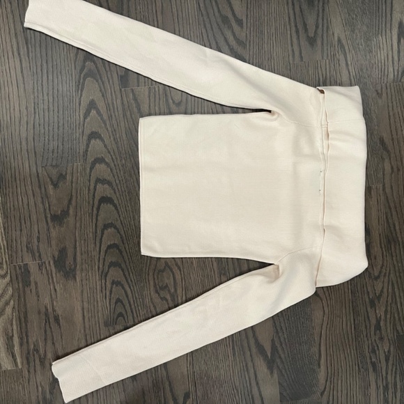 Dynamite Fold over Off Shoulder long sleeve sweater - Picture 5 of 5